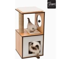 „Catit“ įbrėžimo stulpelis „Catit Vesper V-Box“, graikinis riešutas, S, 37 x 37 x 72,5 cm