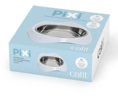 Catit Pixi, dubenėlis, katėms, baltas, 16 x 16 x 5,7 cm, 200 ml