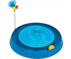 Catit Play 'n Scratch takelis su masažuokliu ir katžole, 4 x 36 x 39,5 cm, mėlyna