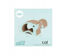 Catit Zoo Scratcher Nosorožec, draskymo stulpelis, katėms, kartoninis, 46 x 22,5 x 29 cm, 2in1