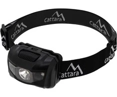 LED žibintuvėlis ant galvos Cattara – juodas, 80 lm
