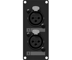 Caymon CASY modulis su 2x XLR moteriškomis jungtimis (CASY125 / B)