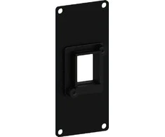 Caymon CAYMON CASY106/B CASY montavimo rėmas su Keystone adapteriu, 1 modulis, juoda versija