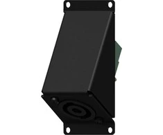 Caymon CAYMON CASY143/B Panel CASY kampinis vyriškas SpeakON jungtis – 4 kontaktų susukta jungtis, juoda