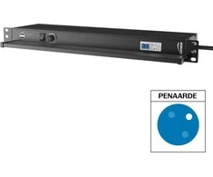 Caymon CAYMON PSR429F/B Maitinimo juostelė 19" – 9 prancūziški lizdai, LED lemputė / USB / saugiklis