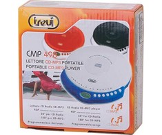 CD grotuvas Trevi CD, CD- RW, MP3, raudonas (CMP498)