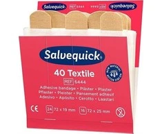 Pleistras „salvequick“ tekstilei 6444, 6 rinkinių dėžutė