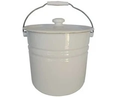 Okko Cedrus BUCKET WITH LID ENAMELED 12L