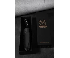 Cedrus Casstrm No10 SFK Juodas Micarta 14C28N Kydex peilis