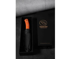 Cedrus Castrm No10 SFK Oranžinis G10 14C28N Kydex peilis