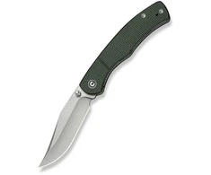 Cedrus CIVIVI Clingman peilis su Nitro-V ašmenimis ir žalia Micarta
