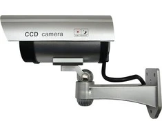 Atrapa MACLEAN IR1100 S CE IR1100S apsaugos kamera Dummy IR LED sidabrinis