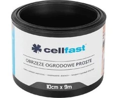 Obrzeże Tiesus sodo apvadas 10 cm x 9 m Cellfast juodas