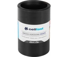 Obrzeże Tiesus sodo apvadas 20 cm x 9 m Cellfast juodas