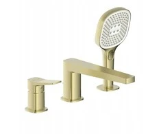 Vonios maišytuvas Celto 4525-210-31 / KFA / MALAGA / Baterija WANNOWA , 3-OTWOROWA , STOJĄCA, PVD BRUSHED LIGHT GOLD /