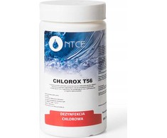 „Ntce Chlorox T56“ granulės 1kg – greita baseino vandens dezinfekcija BA0580