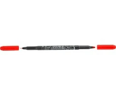 Centropen, marker 3616, raudona, 10vnt, 0,6/2,5mm, na bazie alkoholu. CD/DVD marker, cena za 1szt