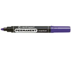 Centropen, marker 8566, violetinė, 10vnt, 2.5mm, na bazie alkoholu, cena za 1 vnt
