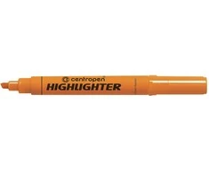Markeris Centropen Highlighter, oranžinė, 1-4,6mm, 1 vnt.