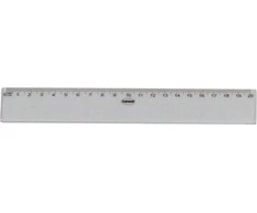 Plastikinė liniuotė CENTRUM, 20cm, skaidri, blisteryje