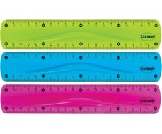 Centrum Plastikinės lanksčios liniuotės 20 cm