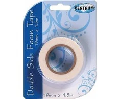 Lipni juostelė Centrum, 19mmx1,5m, dvipusė 1114-251