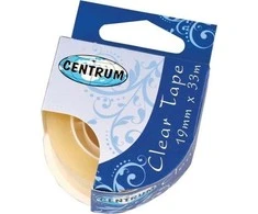 Lipnioji juostelė CENTRUM 80153, 33 m × 19 mm, skaidri