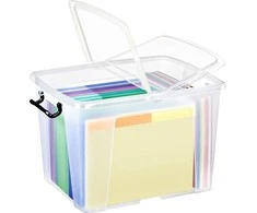 CEP Baravykų laikymo dėžė 40,0 l - 50,0 x 39,5 x 32,9 cm, skaidri
