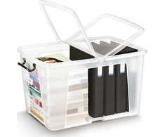CEP CEP Smartbox biuro konteineris, 65l, skaidrus