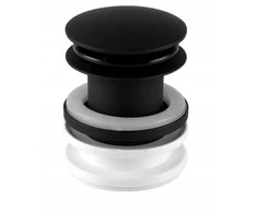 Cersanit DANGTELIS „CLICK-CLACK“ 1 1/4 x 60 mm, universalus, žemas, matinis, juodas