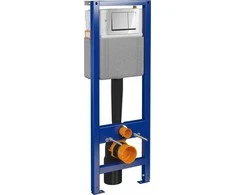 Cersanit Įmontuojamas rėmelis WC MITO 40 MECH su ENTER II mygtuku, blizgus chromas (S701-881)
