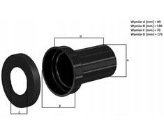 Cersanit Išleidimo įvorė SYSTEM AQUA (K99-0260)