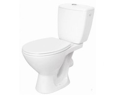 Pastatomas WC Cersanit, Kaskada su dangčiu, vertikalus pajungimas