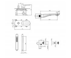 Cersanit BAT.WAN-NAT SUB+INTR.SET.OFF MILLE CHR