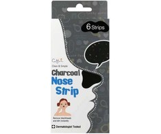 Cettua Charcoal Nose Strip 6 nosies juostelės su aktyvia anglimi 6 vnt