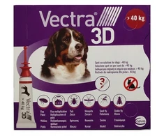 CEVA Vectra 3D (over 40kg) - anti-parasite drops for dogs - 3 x 8ml