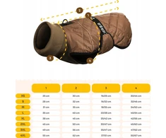Chaba CHABA REGULIUOJAMAS ŠVARKAS CHIC `3XL` SMĖLIO SPALVOS 49cm