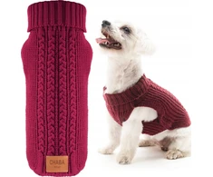 Chaba CHABA TURTLENECK megztinis "XL" 37cm BURGUNDY