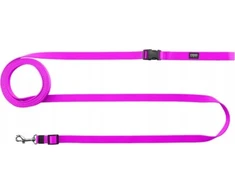 Chaba ĖJIMO PAVADĖLIS SU KLUBO DIRŽELIU 20 mm/4 m FUKSIJOS SPALVOS