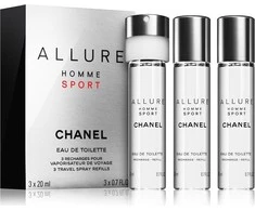 Chanel Allure Homme Sport rinkinys vyrams, 60 ml
