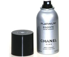 Chanel Platinum Egoiste Pour Homme Deo Purškiklis purškiamas dezodorantas vyrams, 100 ml