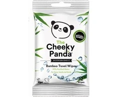 Cheeky Panda Bambuko servetėlės sudrėkintos vaikams mini 12 vnt.