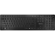 cherry KW 9100 SLIM BE Klaviatūra/WIRELESS Juodas BELGIUM