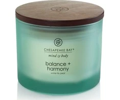 Chesapeake Bay Candle 3 dagčių žvakė – Balance &amp; Harmony (Waterlily Pear)
