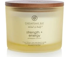 Chesapeake Bay Candle 3 dagčių žvakė – Strength &amp; Energy (Pineapple Coconut)