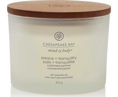 Chesapeake Bay Candle 3 dagčių žvakė – Peace &amp; Tranquility (Cashmere Jasmine)