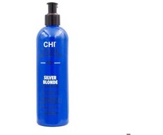 CHI Color Illuminate Sidabrinis Skirtas šviesiems plaukams Mėlyna Šampūnas, 355 ml