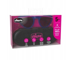 Chicco „Akiniai Girl“ apsauginis kremas nuo saulės + dėklas 5l+