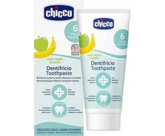 CHICCO 00012100000000 obuolių-bananų fluorido dantų pasta 50ml