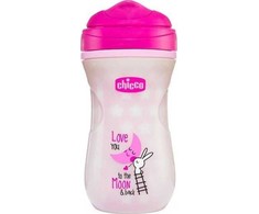 CHICCO 00006971100000 Termo puodelis 200 ml 14m+ mergaitė